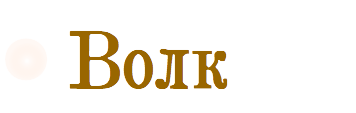 волк