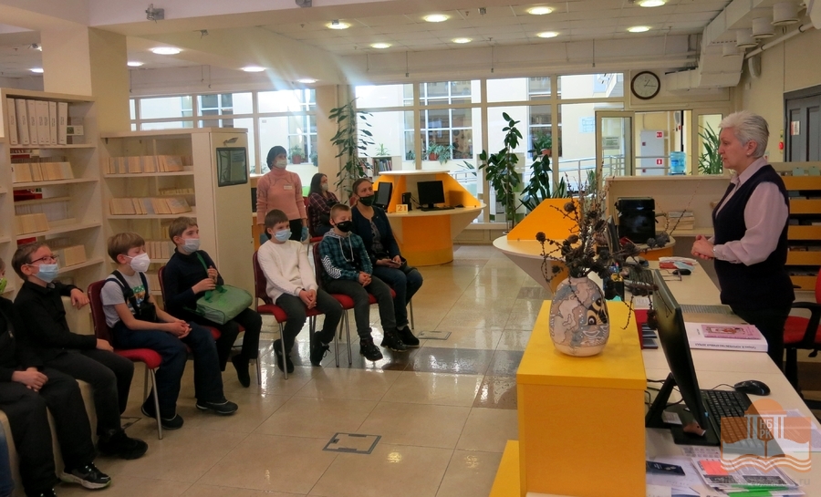 Экскурсия по Национальной библиотеке Республики Карелия для четвероклассников Ломоносовской гимназии