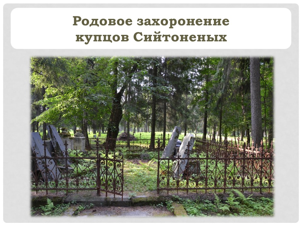 Родовое захоронение купцов Сийтоненых п1