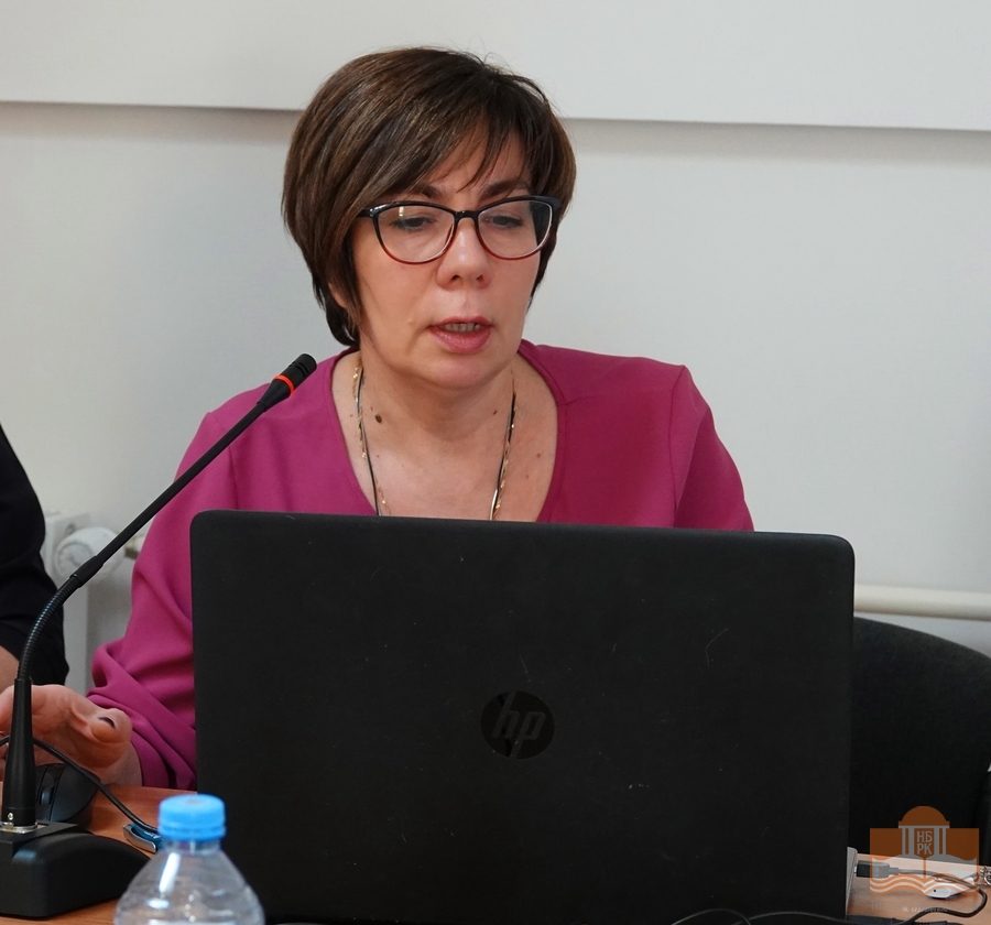 Инна Александровна Назукова, главный методист отдела организации и методики библиотечной работы