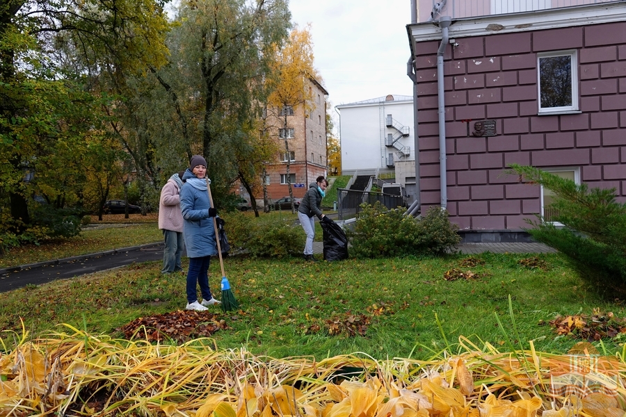 Свой вклад в акцию по уборке городских территорий внесли сотрудники Национальной библиотеки Карелии