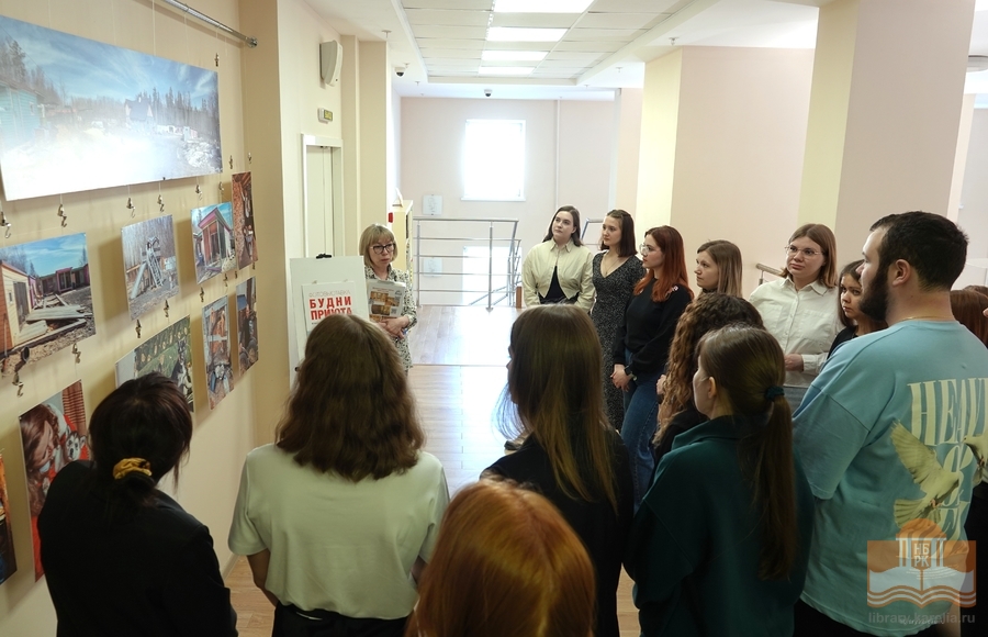 Студенты Медицинского института в Национальной библиотеке Карелии. Рассказывает Елена Гаврилова